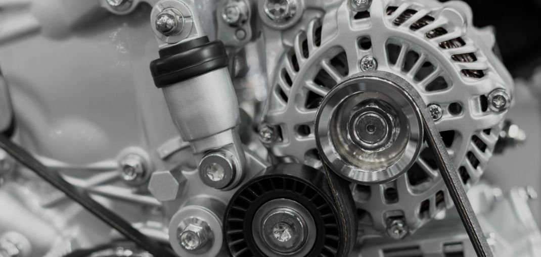 Nahaufnahme eines Generators