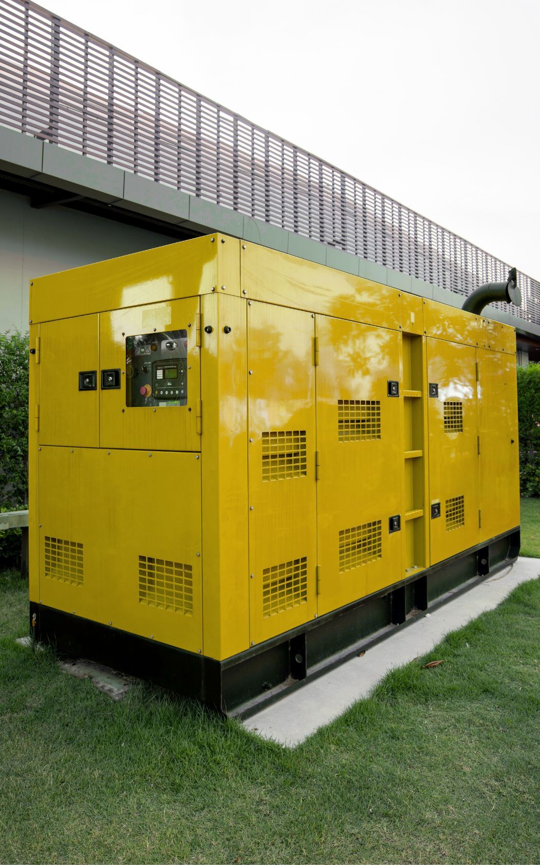 Ein gelber Generator